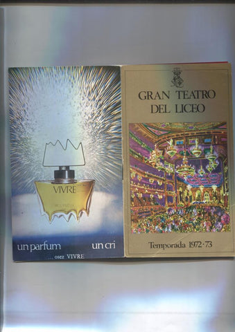 Gran teatro del Liceo Temporada 1972-1973