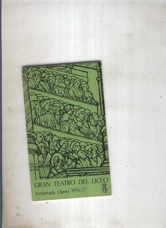 Gran teatro del Liceo Temporada 1976-77