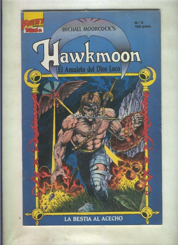 Hawkmoon numero 05: La bestia al acecho (numerado 1 en trasera)