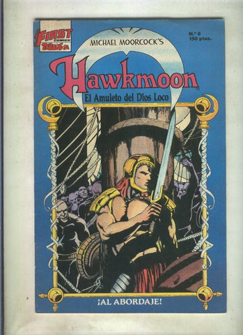 Hawkmoon numero 06: al abordaje (numerado 1 en trasera)