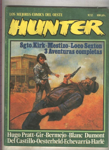 Hunter numero 12 (numerado 6 en trasera)