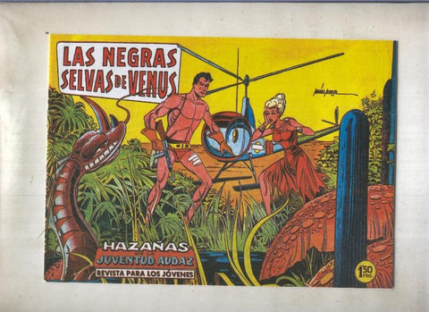 Hazañas de la Juventud Audaz facsimil  05: Las negras selvas de Venus