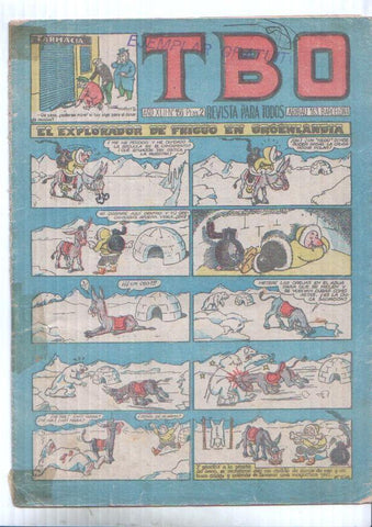 TBO numero 156: El explorador de Friggo en Groenlandia (F.Tur)
