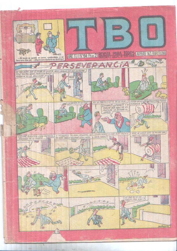 TBO numero 164-Perseverancia (Castany) (numerado 3 en trasera)