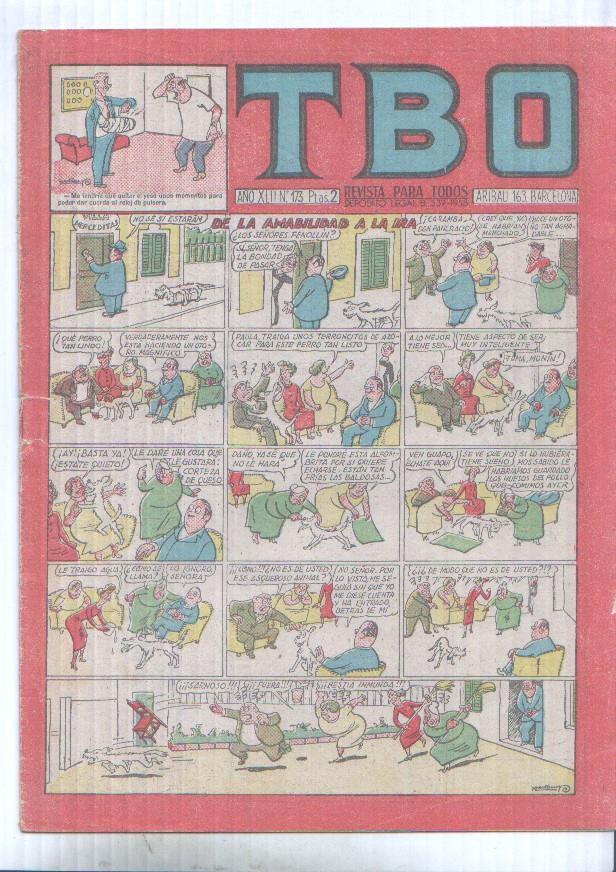 TBO numero 173: De la amabilidad a la ira (Castany)