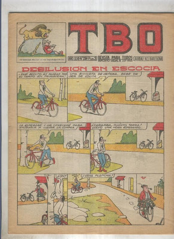 TBO numero 294: Desilusion en escocia (Coll), (numerado 2 en trasera)