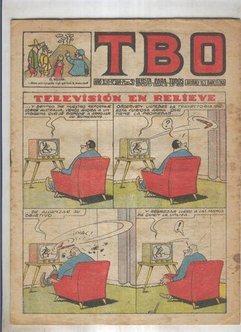 TBO numero 304: Television en relieve (Coll), (numerado 2 en trasera)