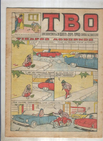 TBO numero 319: Tiempos modernos (Coll), (numerado 1 en trasera)