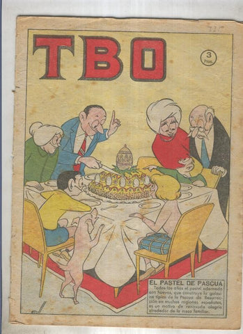 TBO numero 335: El pastel de Pascua (Coll), (numerado 2 en trasera)