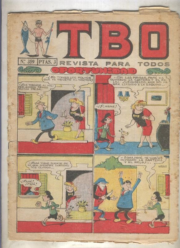 TBO numero 359: Oportunidad (Urda), (numerado 2 en trasera)