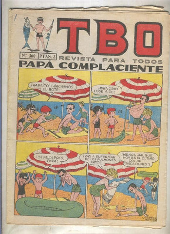 TBO numero 360: Papa complaciente (Salvador Mestre), (numerado 3 en trasera)