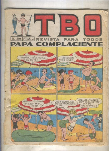 TBO numero 360: Papa complaciente (Salvador Mestre), (numerado 4 en trasera)