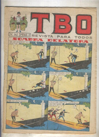 TBO numero 362: Sombra delatora (Coll), (numerado 1 en trasera)