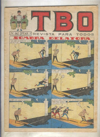 TBO numero 362: Sombra delatora (Coll), (numerado 2 en trasera)