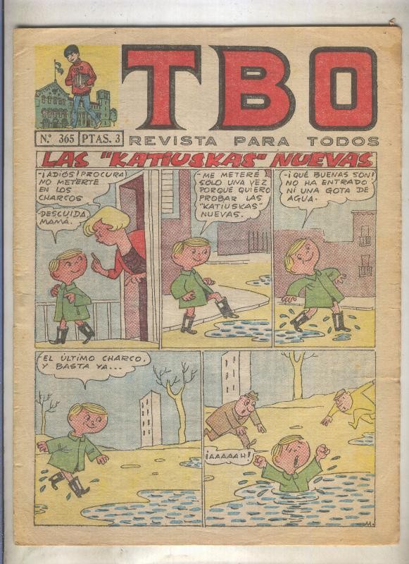 TBO numero 365: Las katiuskas nuevas (Moreno), (numerado 2 en trasera)
