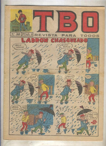 TBO numero 369: Ladron chasqueado (ayne), (numerado 1 en trasera)