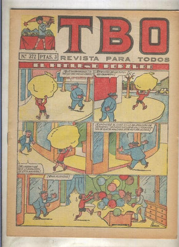TBO numero 372: El pequeño forzudo (ibarz), (numerado 2 en trasera)