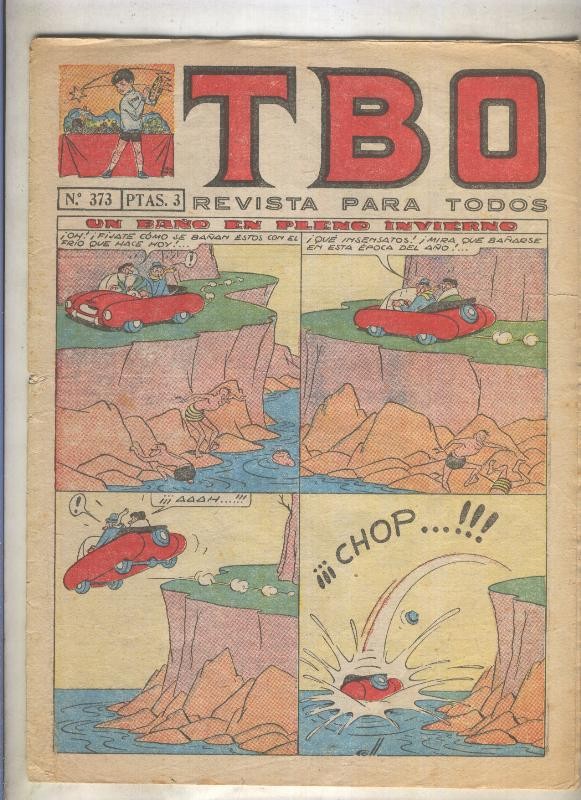TBO numero 373: Un baño en pleno invierno (Coll), (numerado 1 en trasera)