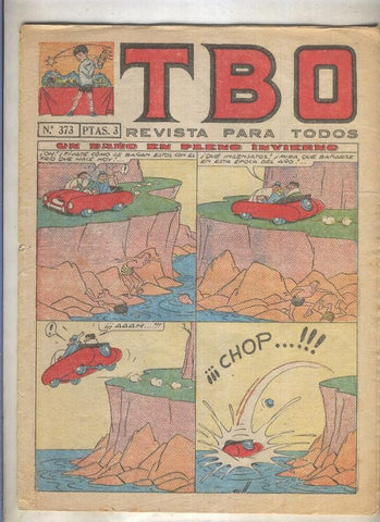 TBO numero 373: Un baño en pleno invierno (Coll), (numerado 1 en trasera)