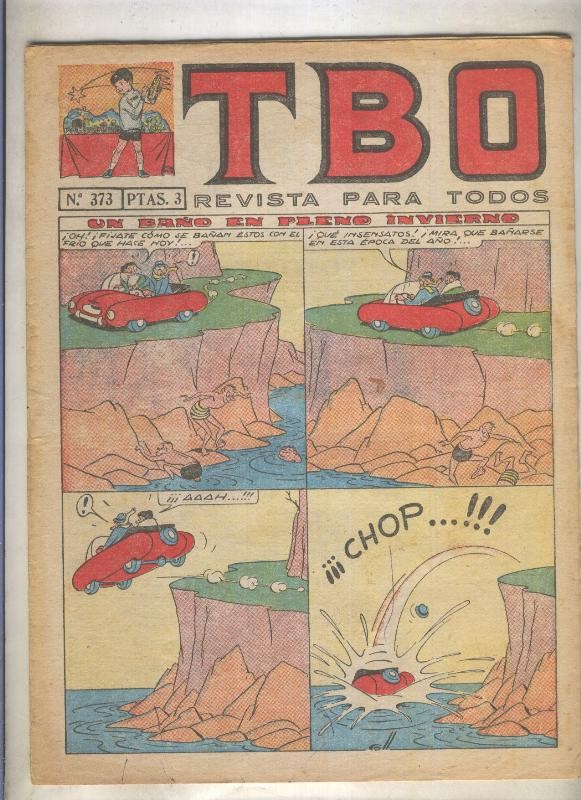 TBO numero 373: Un baño en pleno invierno (Coll), (numerado 2 en trasera)