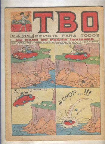 TBO numero 373: Un baño en pleno invierno (Coll), (numerado 2 en trasera)