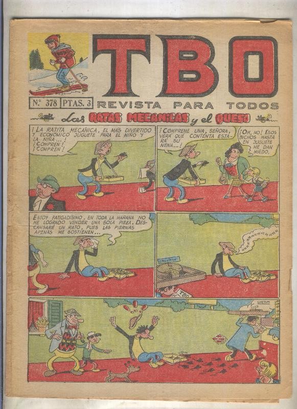 TBO numero 378: Las ratas mecanicas (Urda), (numerado 2 en trasera)