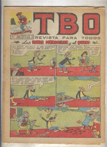 TBO numero 378: Las ratas mecanicas (Urda), (numerado 2 en trasera)