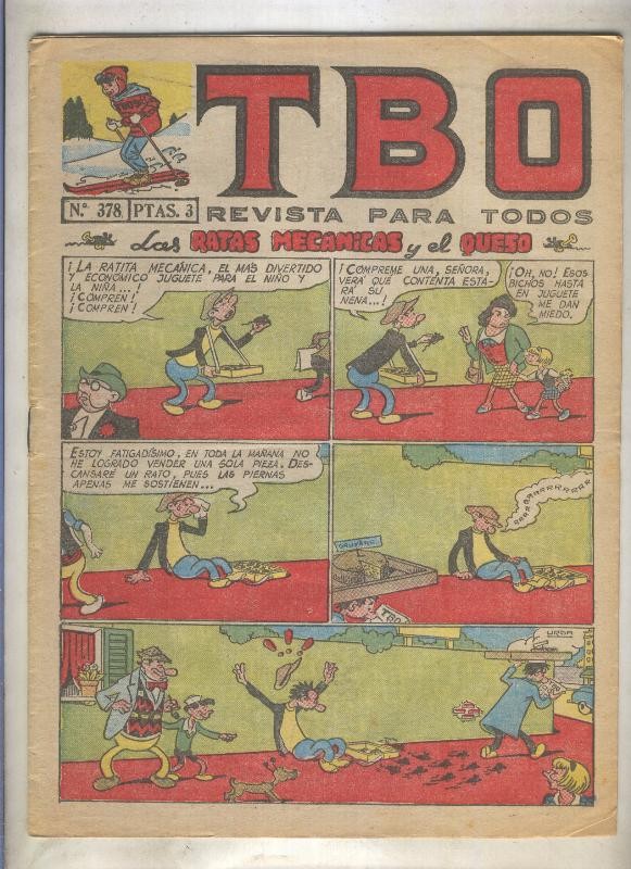TBO numero 378: Las ratas mecanicas (Urda), (numerado 5 en trasera)
