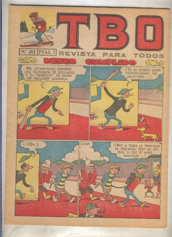 TBO numero 382: Deseo cumplido (Urda), (numerado 1 en trasera)