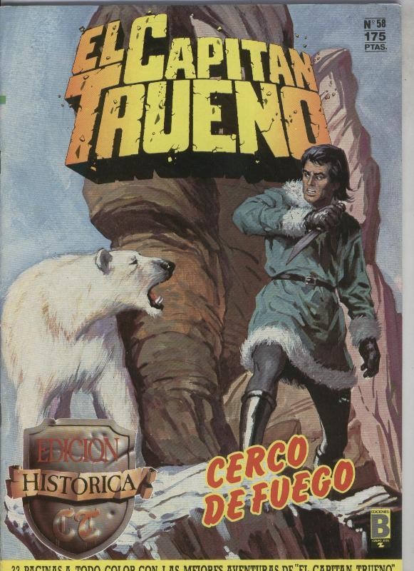El Capitan Trueno color, edicion Historica numero 058: Cerco de fuego