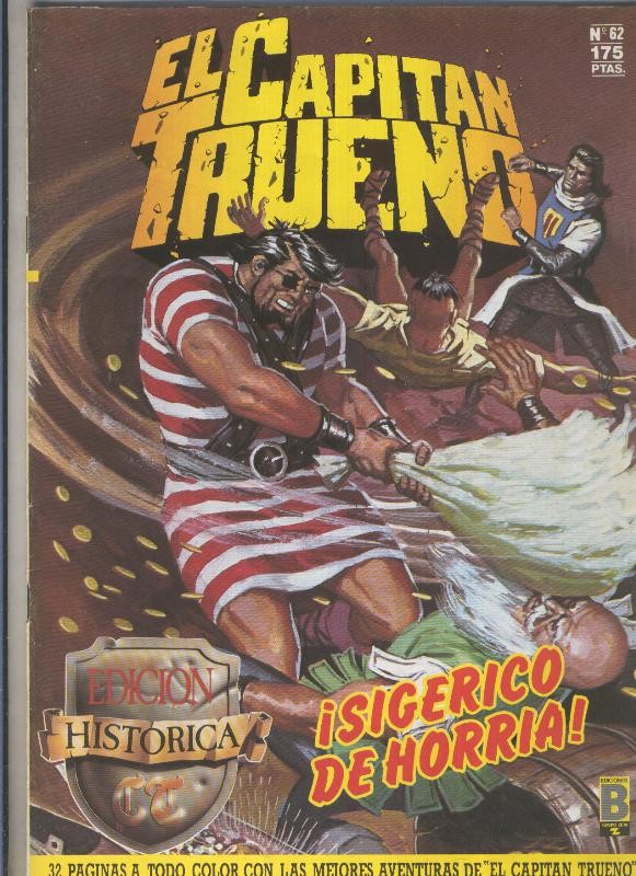 El Capitan Trueno color, edicion Historica numero 062 (numerado 2 en  interior portada)