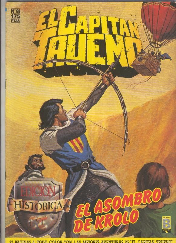El Capitan Trueno color, edicion Historica numero 068: (numerado 1 en interior portada)
