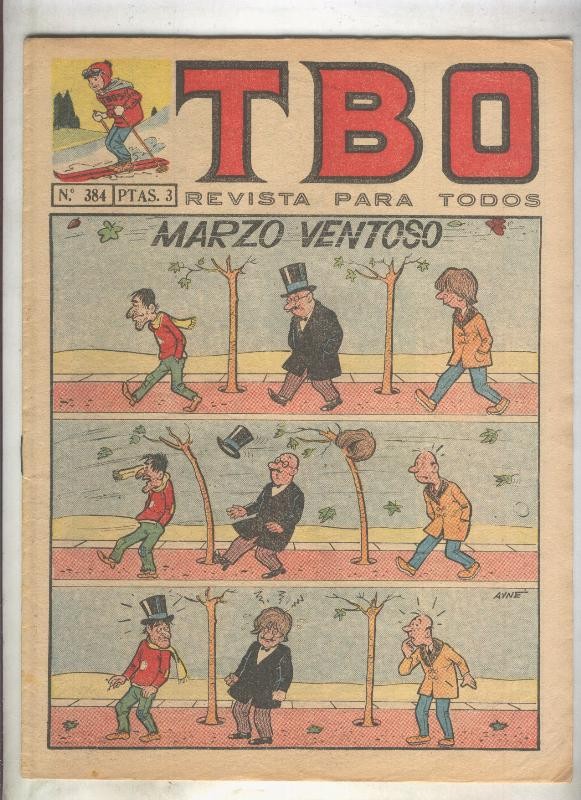 TBO numero 384: Marzo ventoso (Ayne), (Urda), (numerado 1 en trasera)