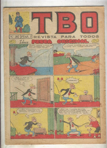 TBO numero 387: Una pesca original (Urda), (numerado 2 en trasera)