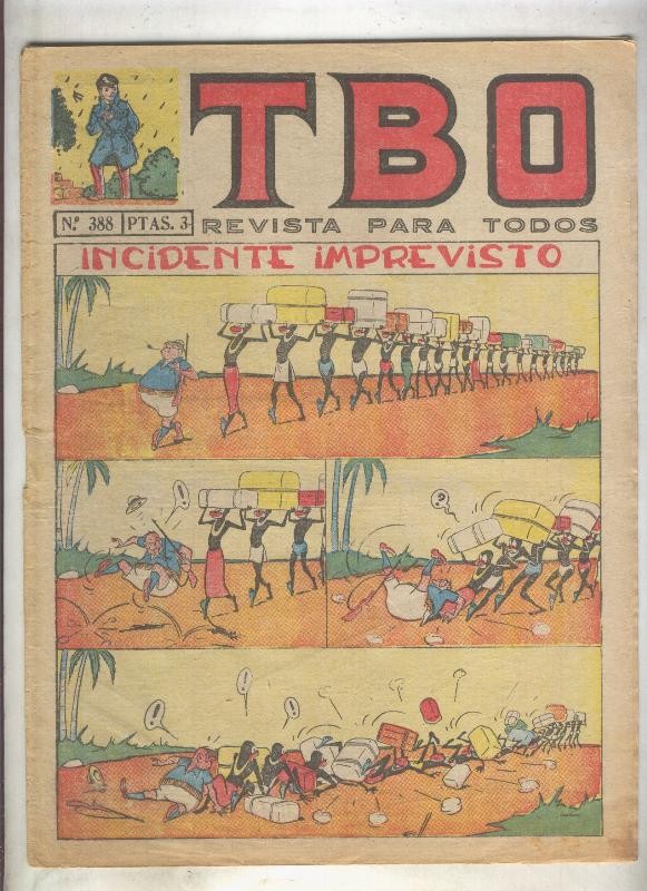 TBO numero 388: Incidente imprevisto (Coll), (numerado 1 en trasera)