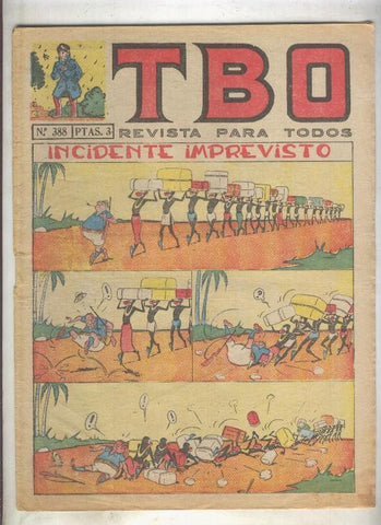 TBO numero 388: Incidente imprevisto (Coll), (numerado 1 en trasera)