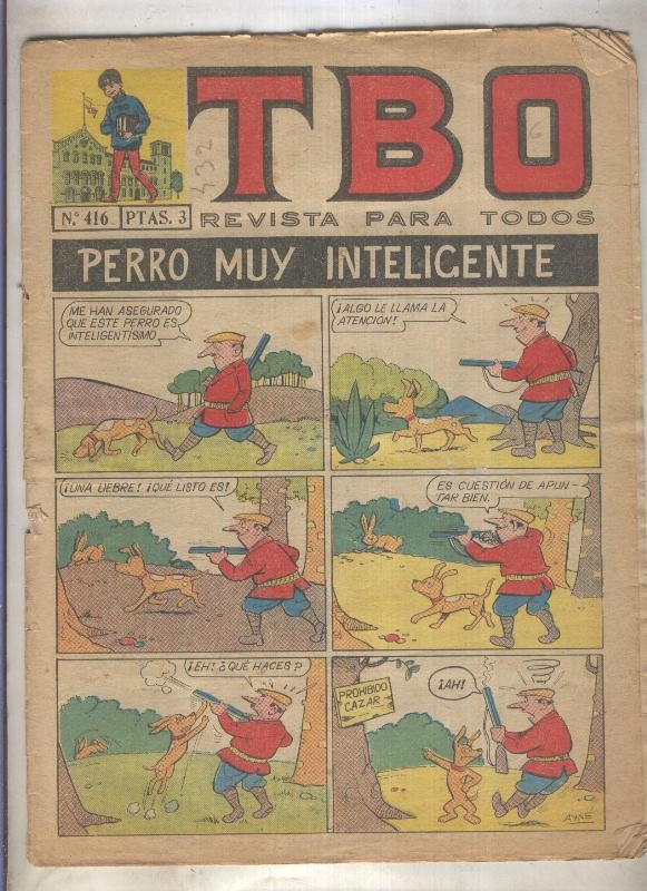 TBO numero 416: Perro muy inteligente (Ayne), 