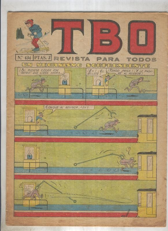 TBO numero 434: Un mecanismo sorprendente (Coll), (numerado 1 en trasera)