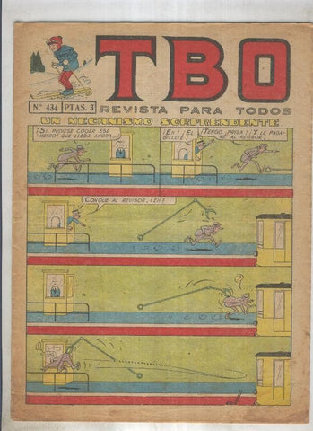 TBO numero 434: Un mecanismo sorprendente (Coll), (numerado 1 en trasera)
