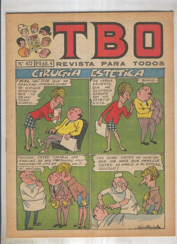 TBO numero 477: Cirugia estetica (Muntañola)