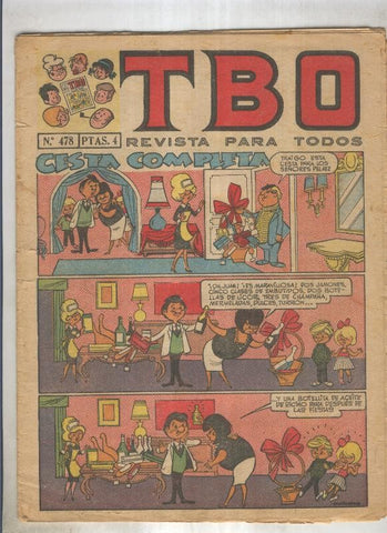 TBO numero 478: Cesta completa (Moreno), (numerado 3 en trasera)