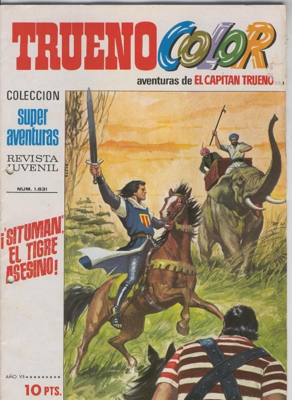 Trueno color primera edicion numero 254: Situman el tigre asesino