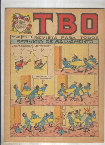 TBO numero 482: Servicio de salvamento (Coll), (numerado 3 en trasera)