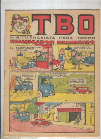 TBO numero 483: Remolcador remolcado (Moreno), (numerado 1 en trasera)