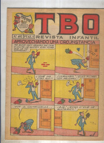 TBO numero 497: Aprovechando una circunstancia (Coll), (numerado 1 en trasera)