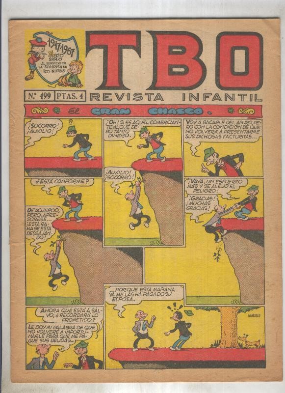 TBO numero 499: El gran chasco (Urda), (numerado 2 en trasera)