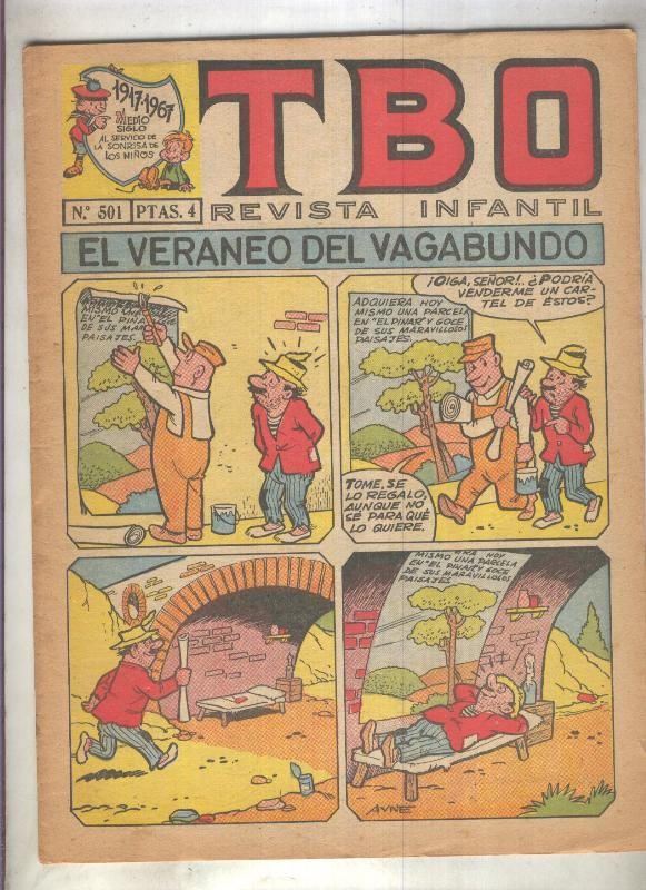TBO numero 501: El veraneo del vagabundo (Ayne)
