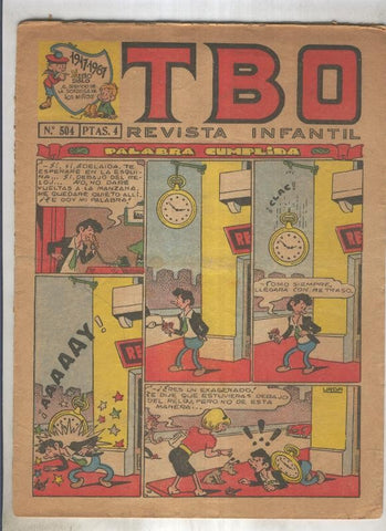 TBO numero 504: Palabra cumplida (Urda), (numerado 1 en trasera)