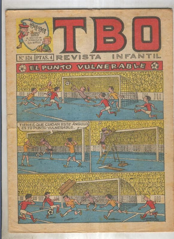 TBO numero 524: El punto vulnerable (Salvador Mestre), (numerado 2 en trasera)