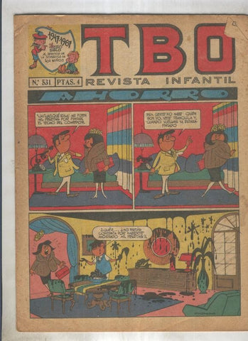 TBO numero 531: Ahorro (Moreno), (numerado 2 en trasera(